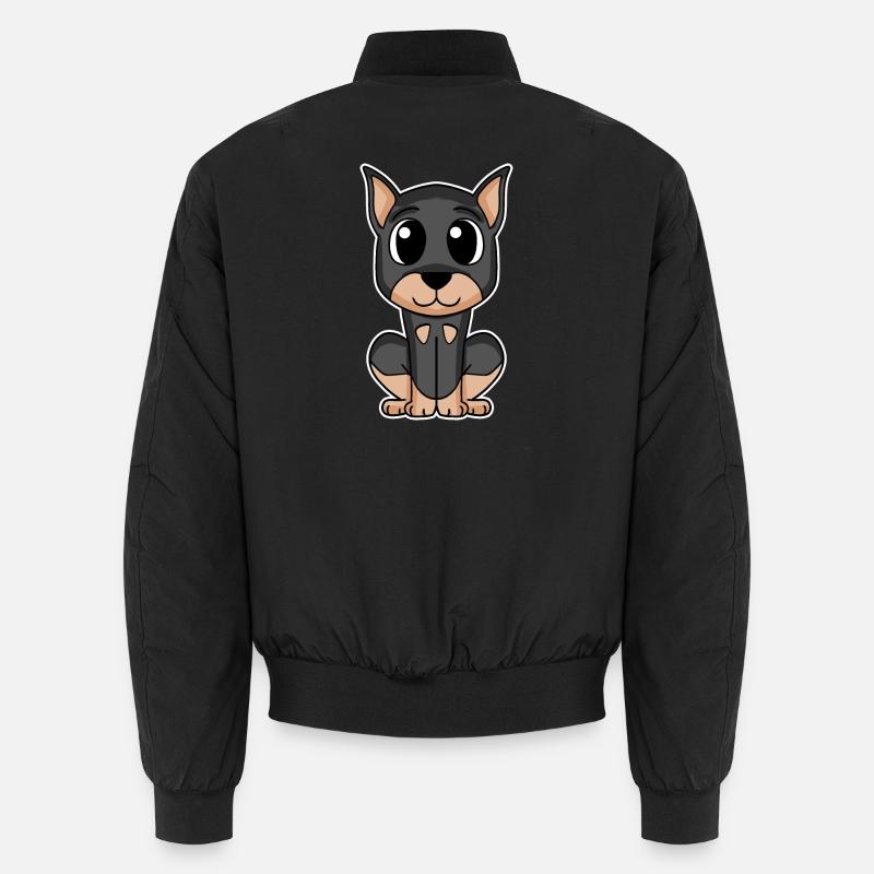 Dobermann Hund Hundebesitzer Unisex Bomberjacke