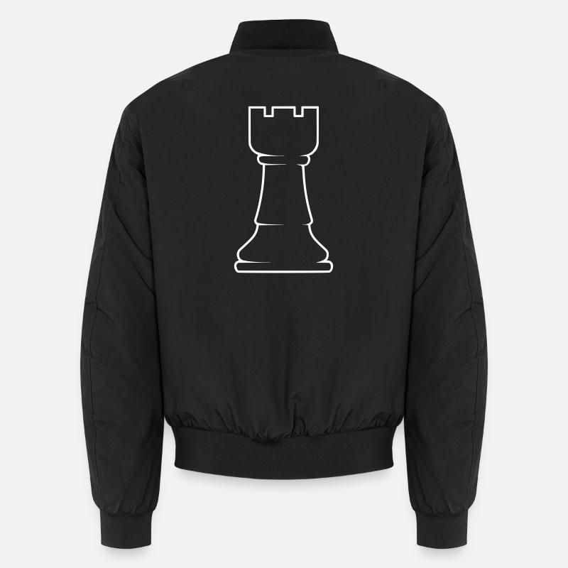 Tour de pièce d’échecs Bomber unisexe