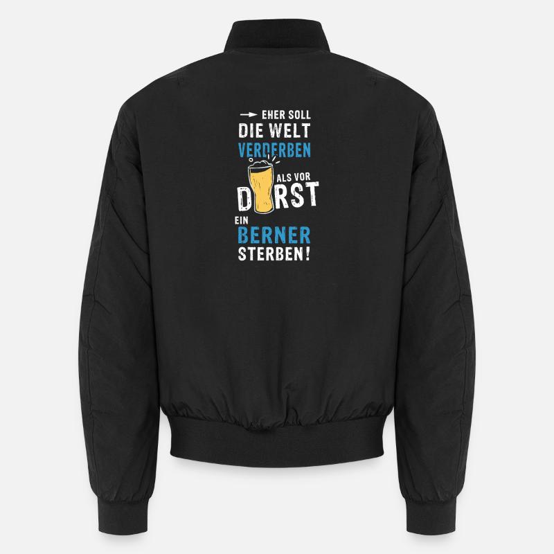 Eher soll die Welt verderben Unisex Bomberjacke