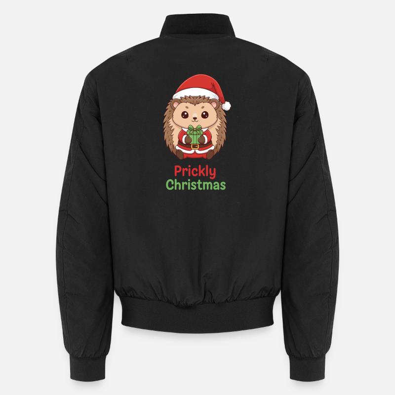 Hérisson de Noël épineux Bomber unisexe