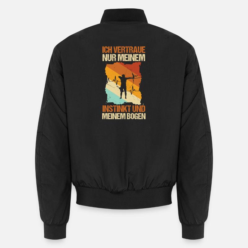 Archery Archery Archery - Unisex Bomber Jacket - black