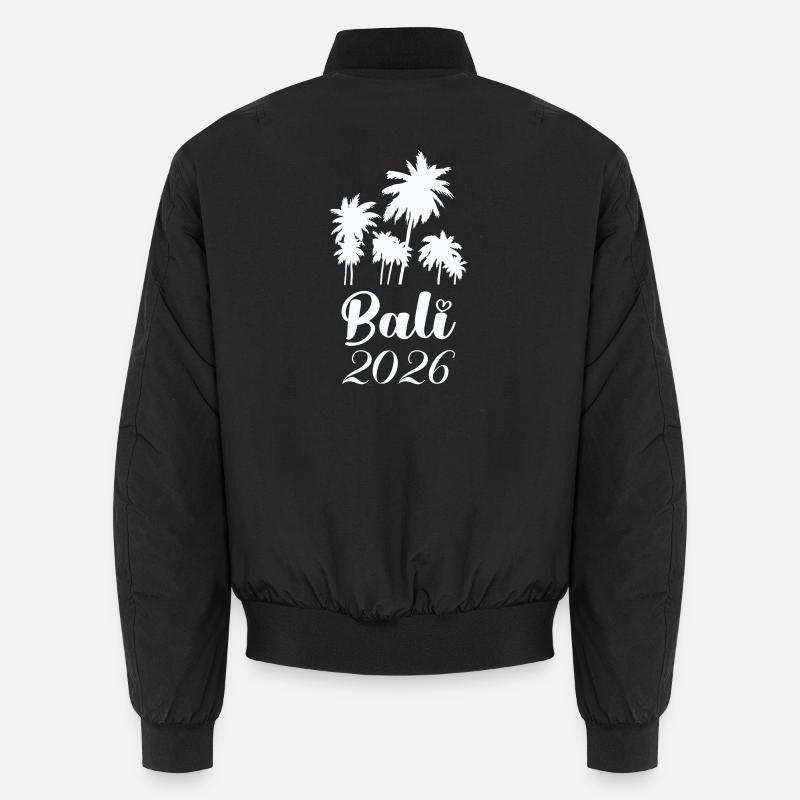 Bali Palm Trees 2026 Tropical Look Unisex Bomber Jacket