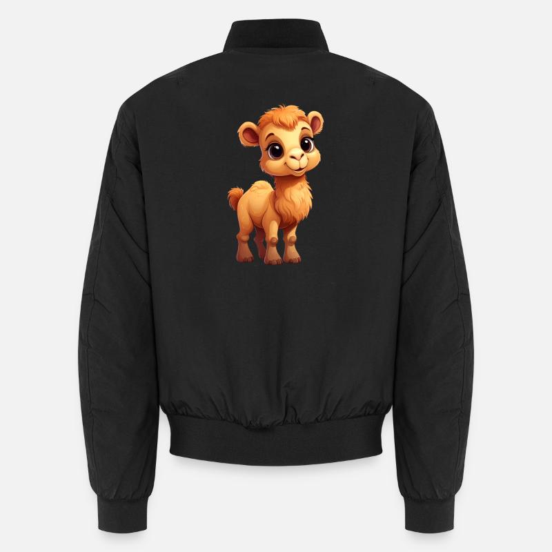 Camel / Dromedary Unisex Bomber Jacket