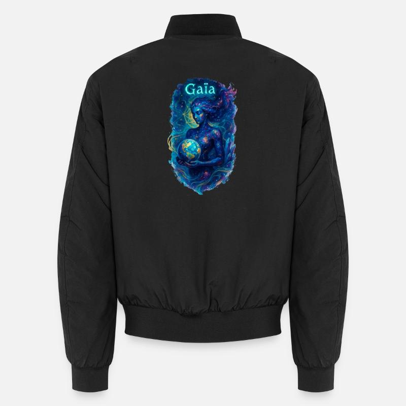 Gaia – Mutter Natur – Baum des Lebens - Unisex Bomberjacke - Schwarz