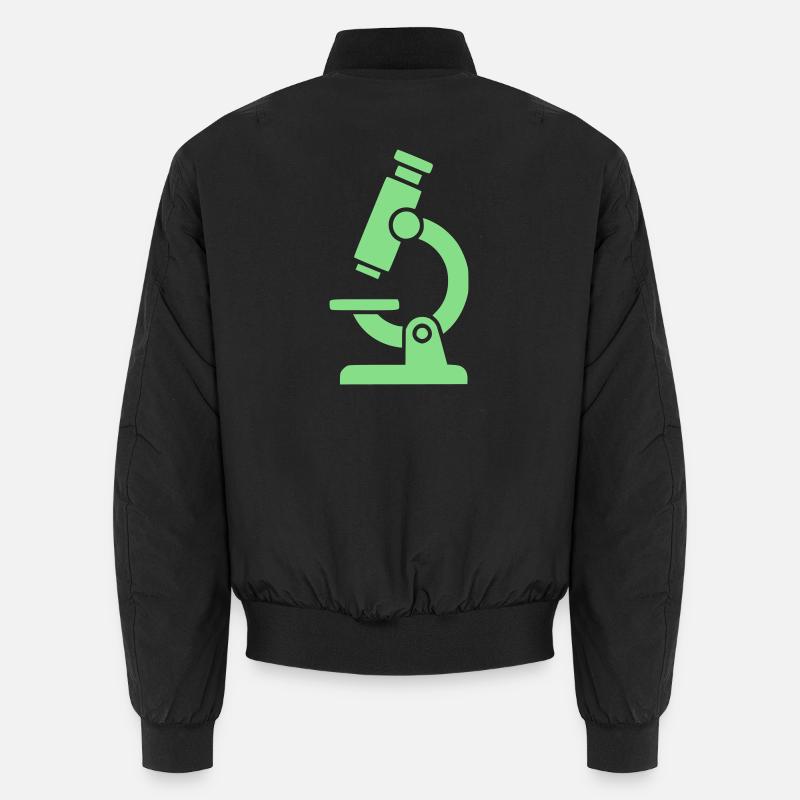 Microscope Icon Modern Unisex Bomber Jacket