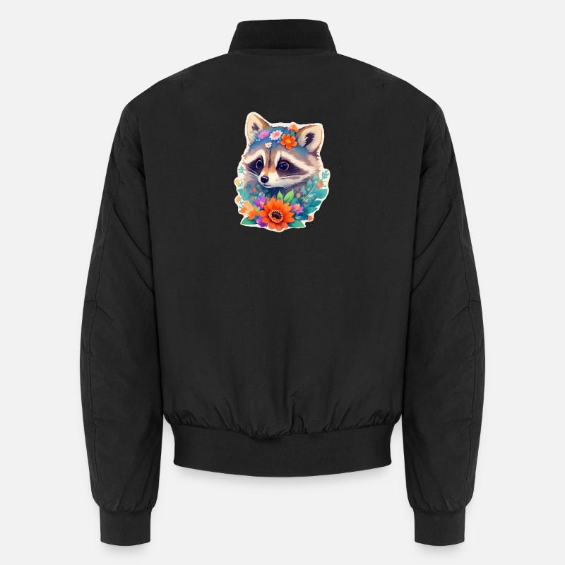 Waschbär Unisex Bomberjacke