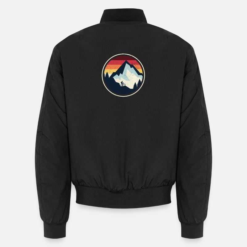 Silhouette du VTT Sunset Peak Bomber unisexe