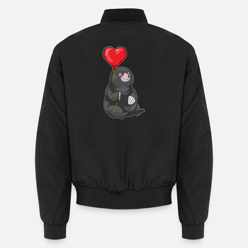 Mole Balloon - Unisex Bomber Jacket - black