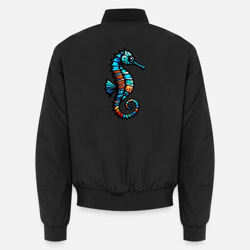 Hippocampe Bomber unisexe