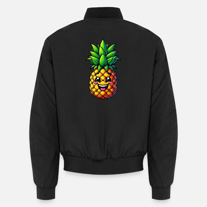 Ananas - Bomber unisexe - noir