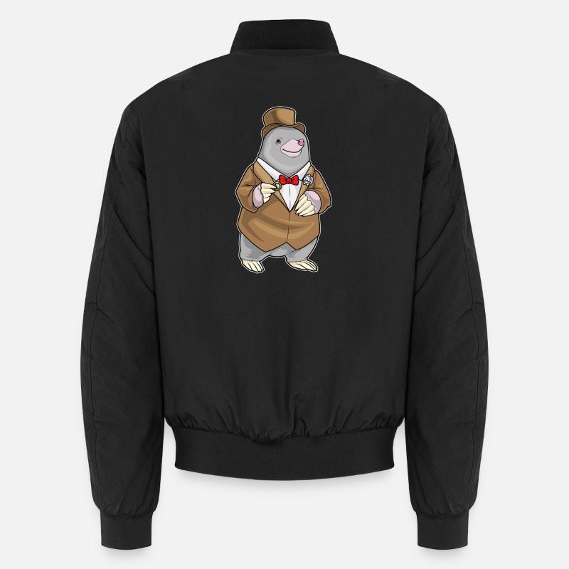 Mole Groom Wedding Ring Wedding Unisex Bomber Jacket