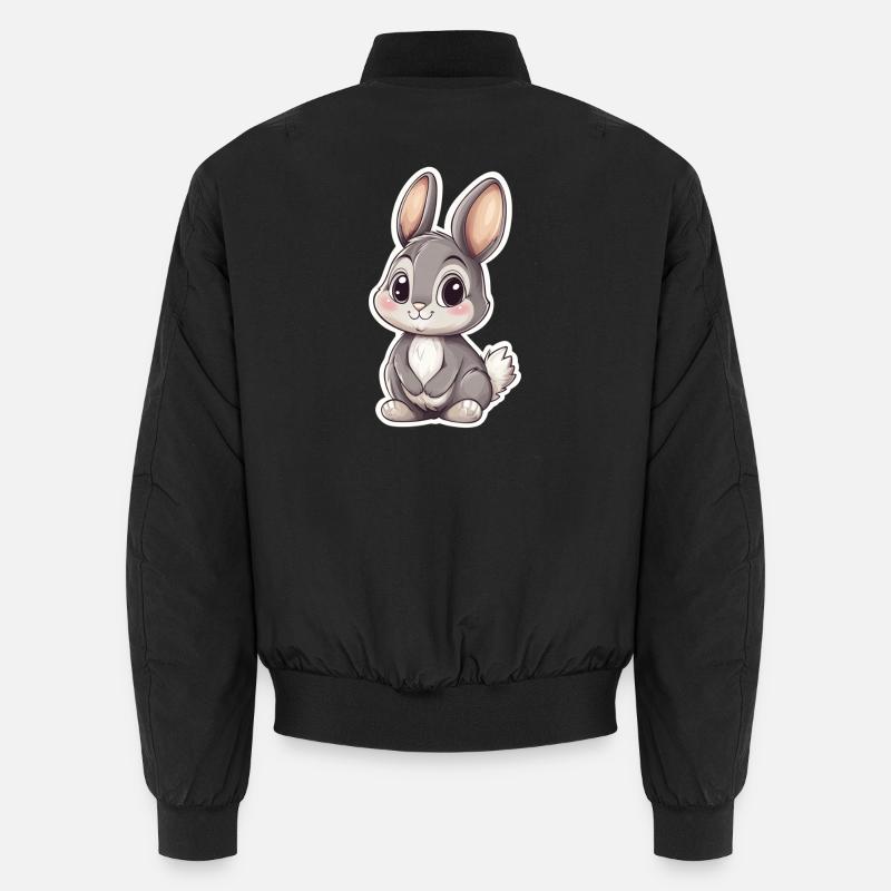 Hare - Unisex Bomber Jacket - black