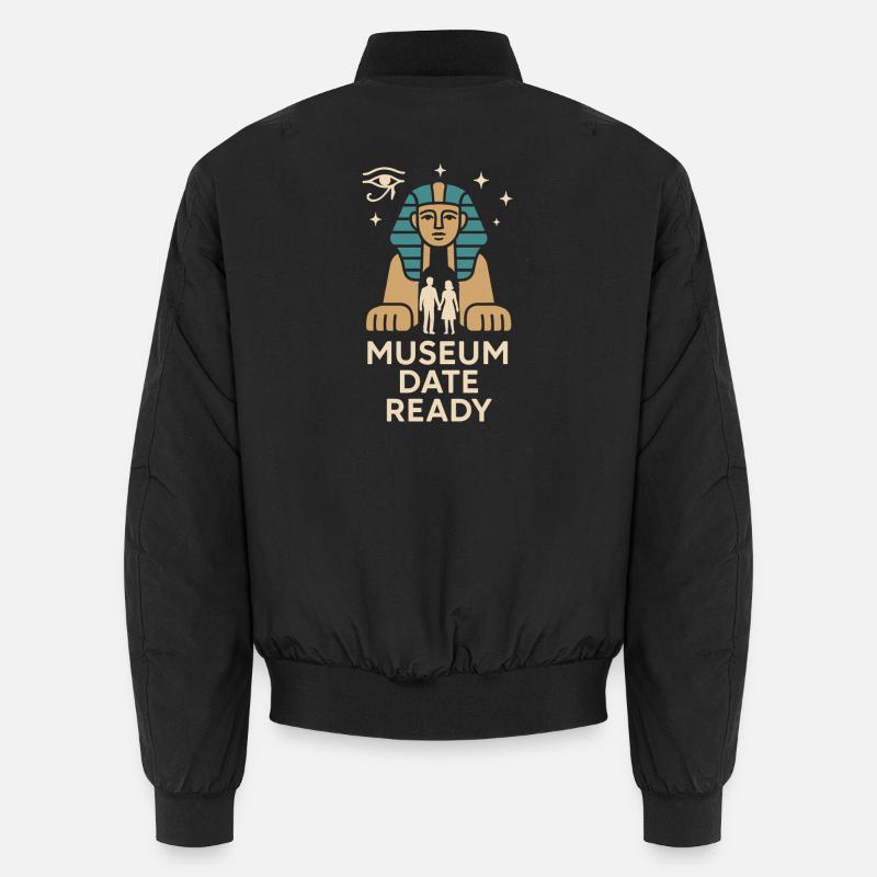 Pharaoh Archaeology in Ancient Egypt - Unisex Bomber Jacket - black