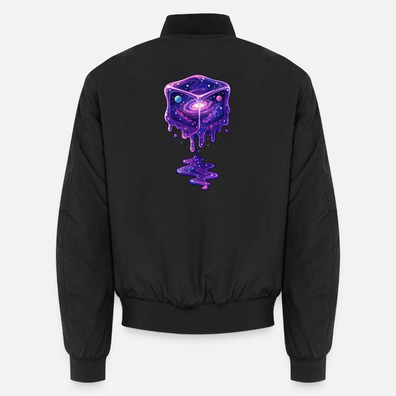Cosmic Melt Cube Unisex Bomber Jacket