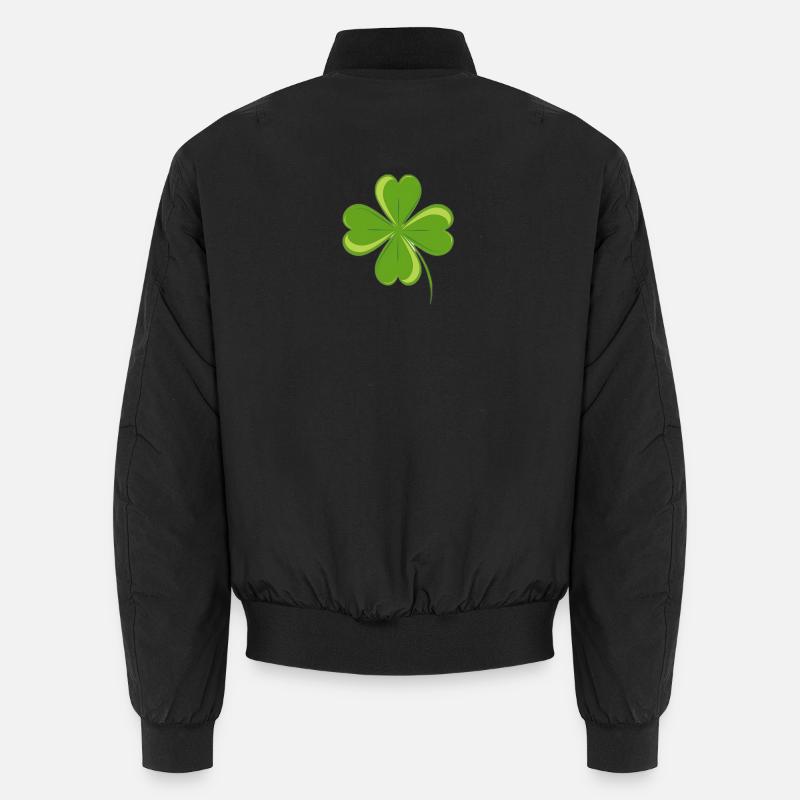 Trèfle à 4 feuilles. Bomber unisexe