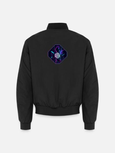 Dance Party Disco Neon – Techno Dance Vibes - Unisex Bomberjacke - Schwarz