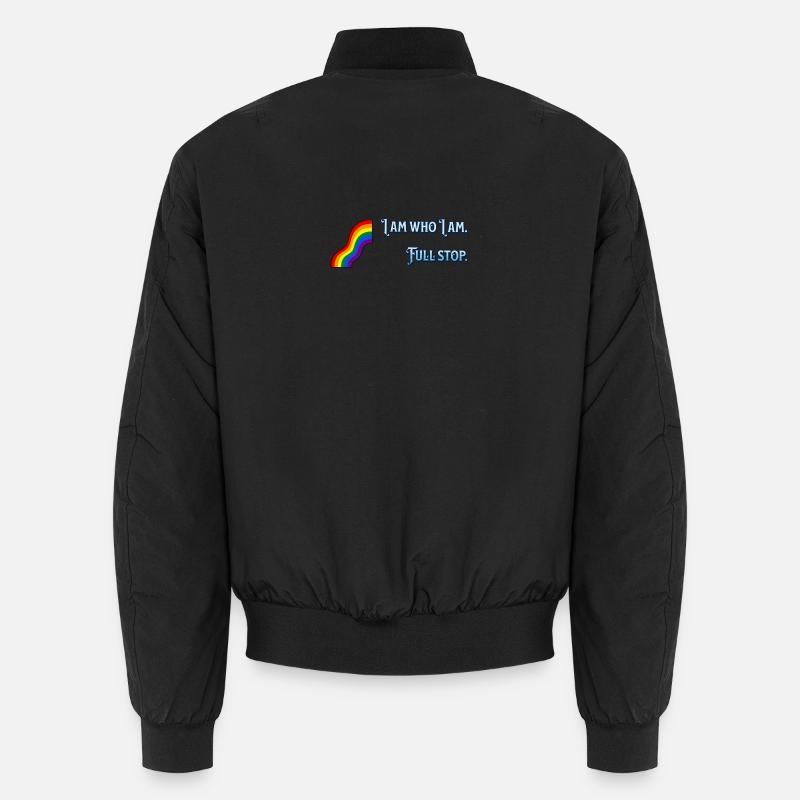 I am what I am - Unisex Bomber Jacket - black