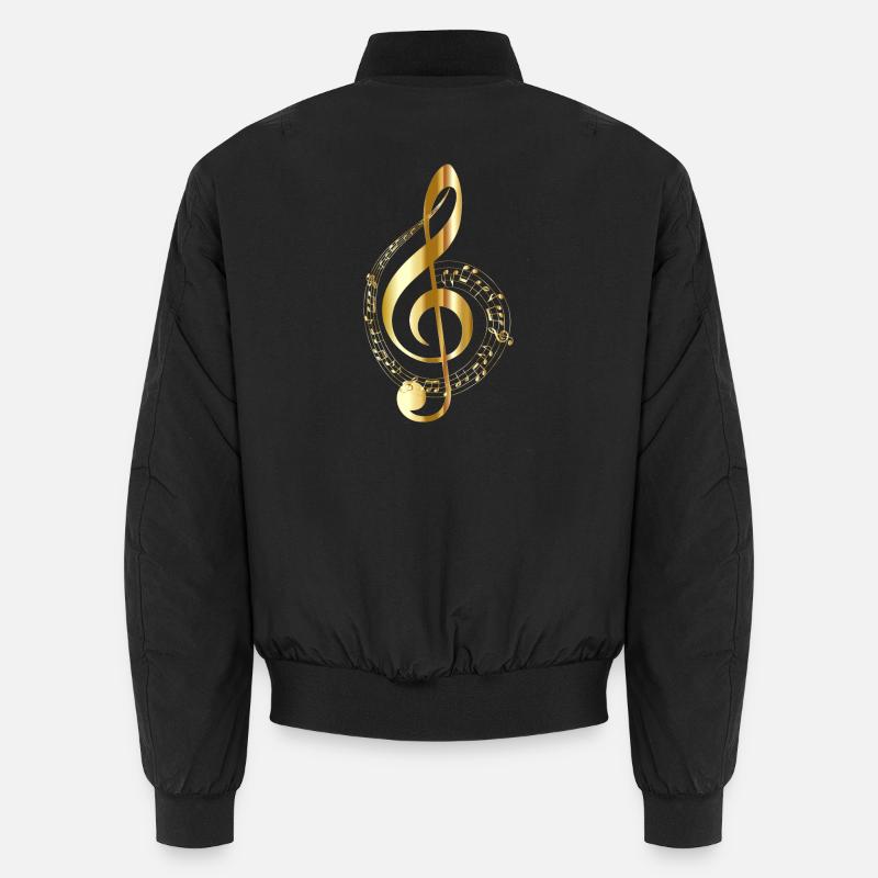 note de musique Bomber unisexe