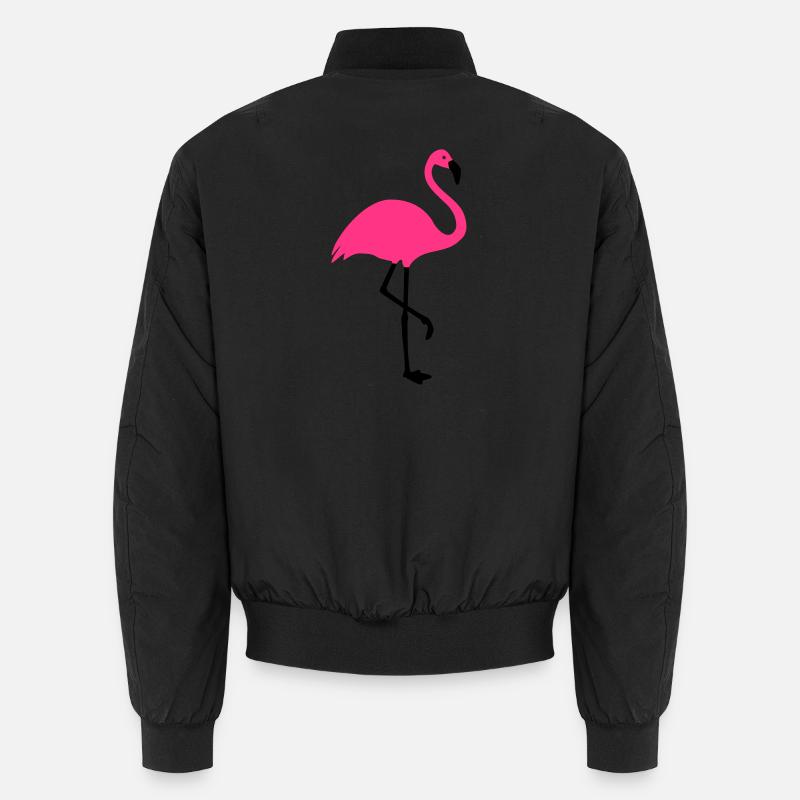 Flamingo -Sommer Sonne Strand Unisex Bomberjacke