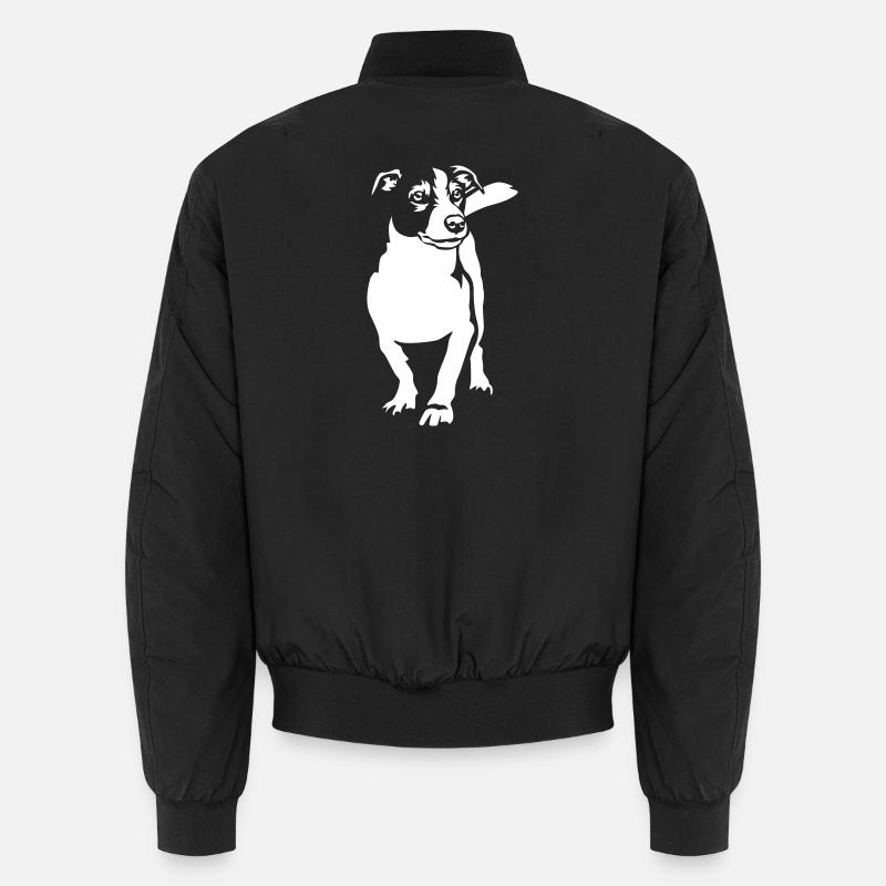 Jack Russell Terrier « Black Edition » Bomber unisexe