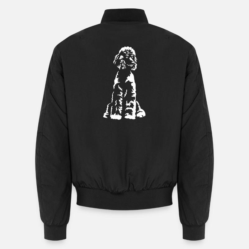 Poodle "Black Edition" - Unisex Bomber Jacket - black