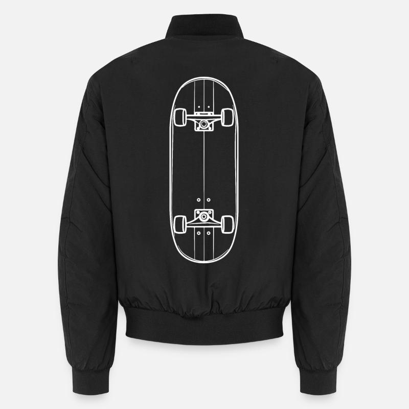 Dessin de skateboard Bomber unisexe