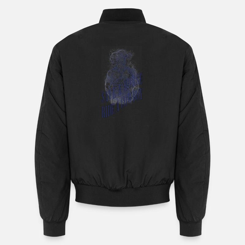 SAVE A HORSE - Unisex Bomber Jacket - black