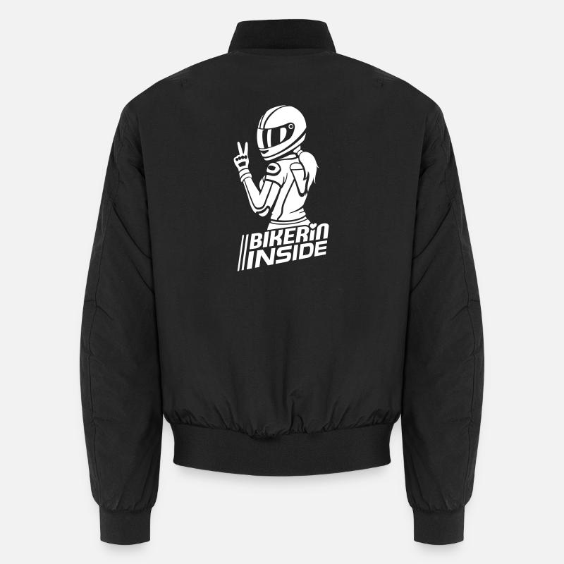 Motard à l’intérieur (couleur changeable) Bomber unisexe