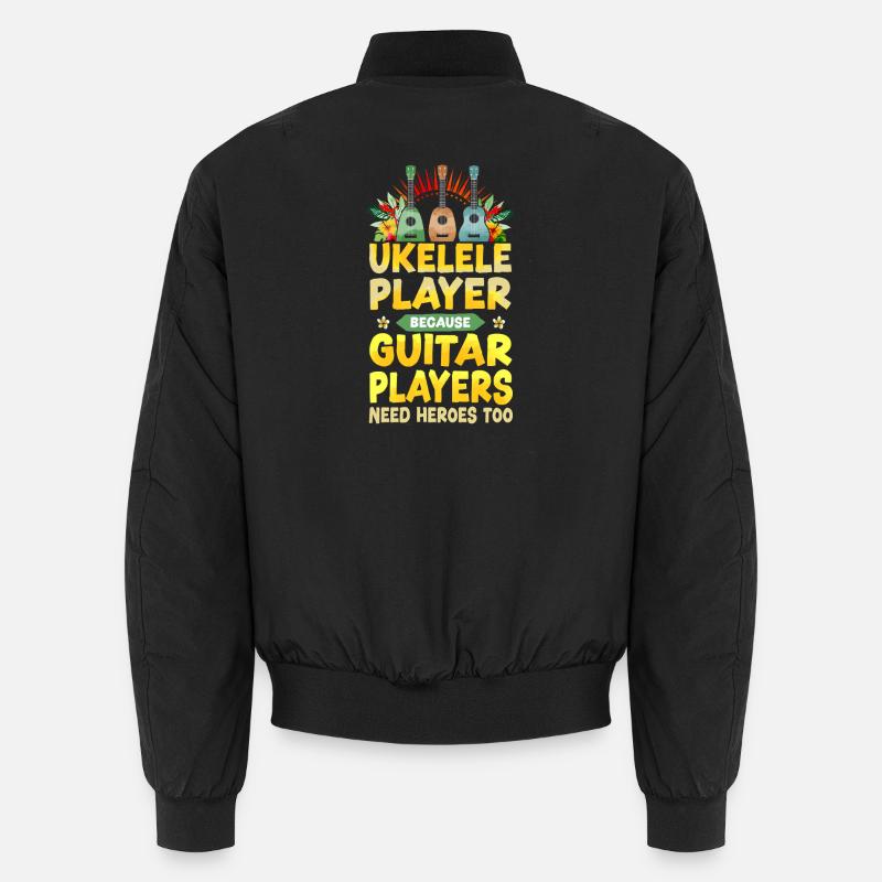 Hawaiian Ukulele Uke Ukulele Unisex Bomber Jacket