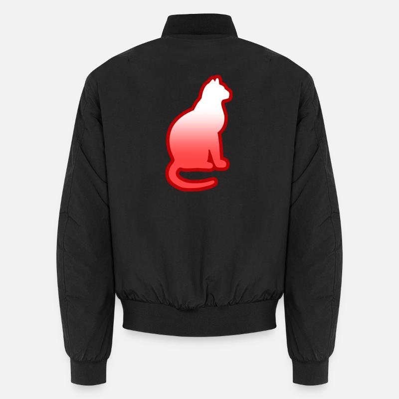 Katze Unisex Bomberjacke