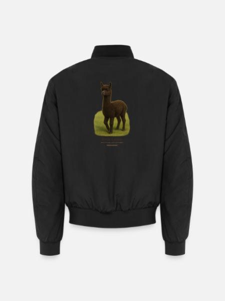 kein-lama - Unisex Bomberjacke - Schwarz