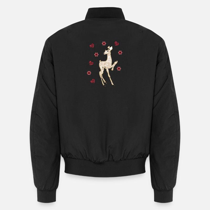 Elegant Fabulous Capreolus / Deer Print Unisex Bomber Jacket