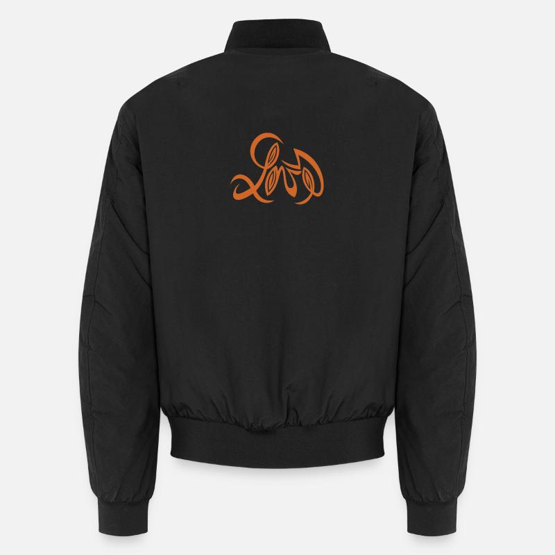 Love design by Cean - Unisex Bomber Jacket - black