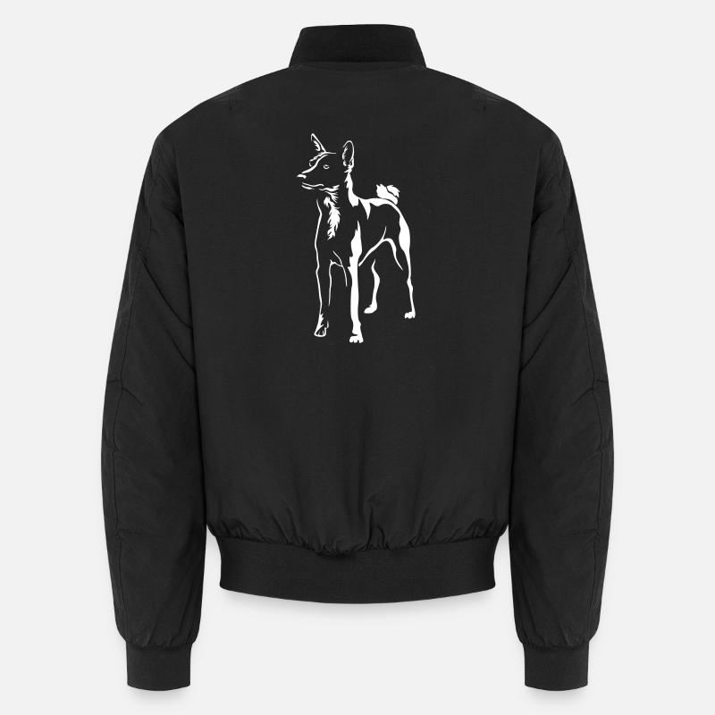 Basenji "Black Edition" - Unisex Bomber Jacket - black