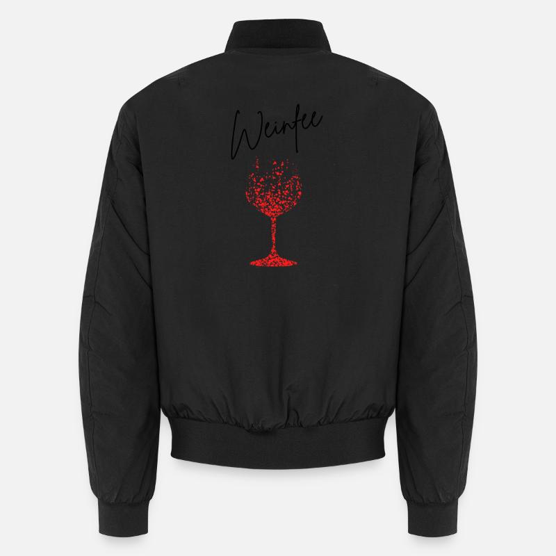 Weinfee - Unisex Bomberjacke - Schwarz
