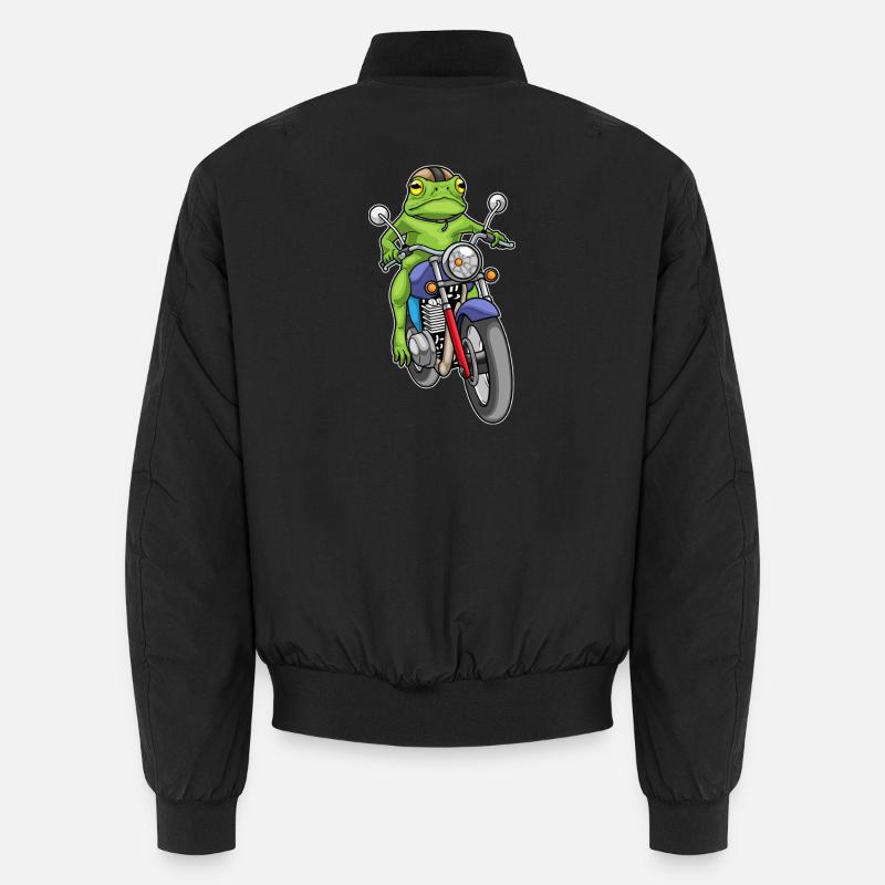 Frosch Motorrad Unisex Bomberjacke