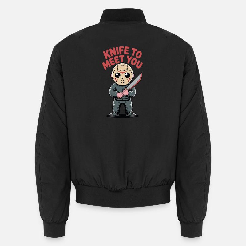 Couteau à votre rencontre - Vendredi 13 Mignon Chibi Bomber unisexe