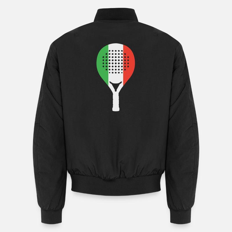 Padel-Italia - Unisex Bomberjacke - Schwarz
