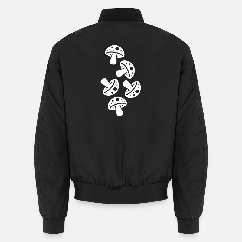 Champignons Champignon Crapaud - Bomber unisexe - noir