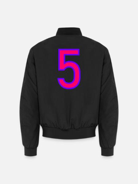 5. JUBILÄUM. 5 JAHRE. 5. JUBILÄUM. KIND - Unisex Bomberjacke - Schwarz