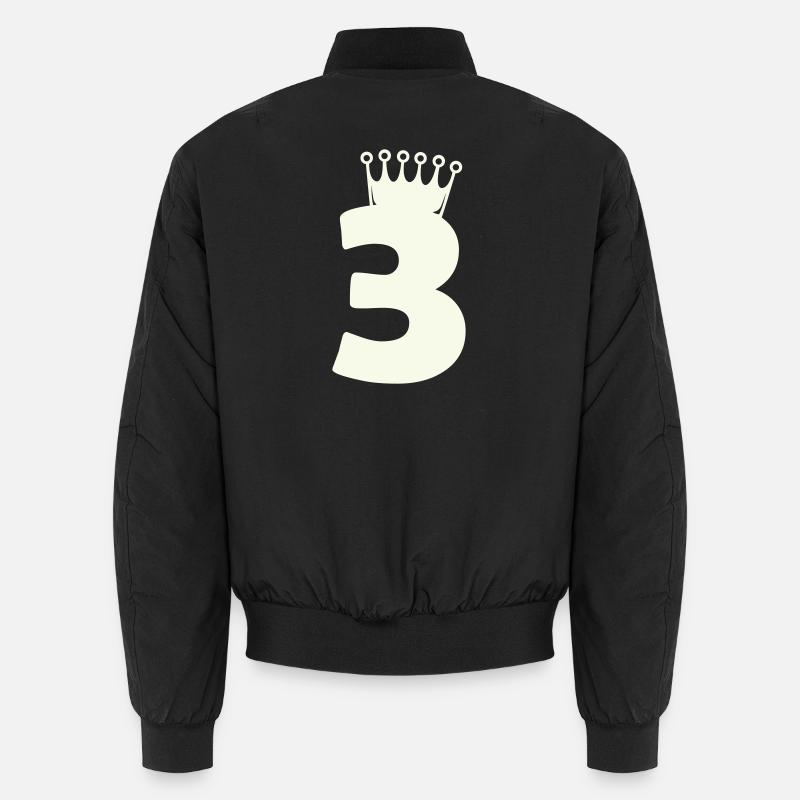 3_krone Unisex Bomberjacke