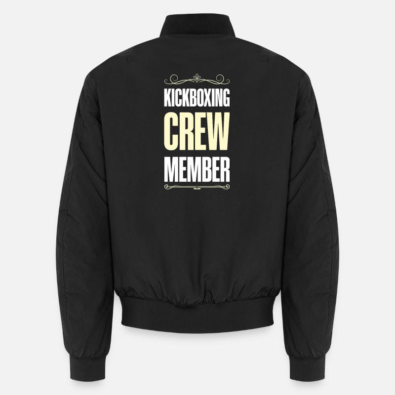 Kickboxing Crew - Unisex Bomberjacke - Schwarz