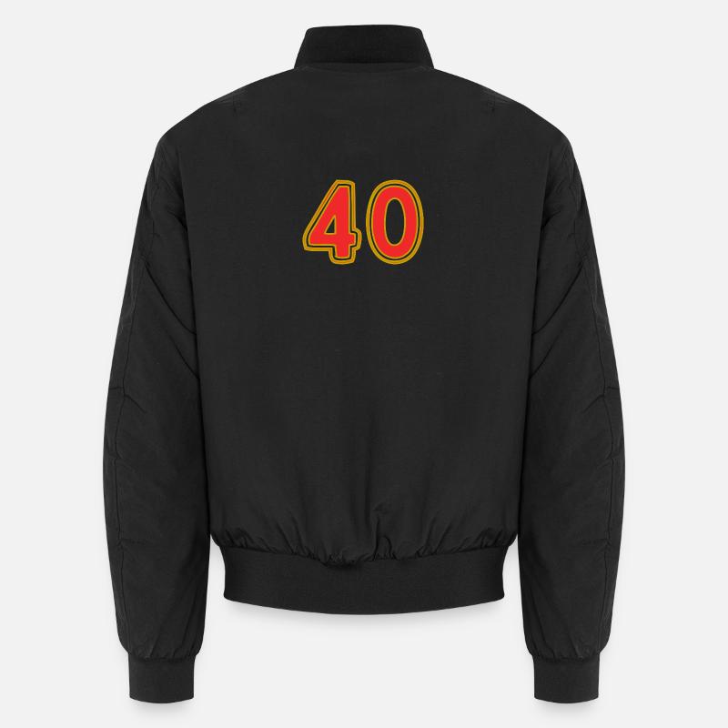 40. 40 ANS. 40e ANNIVERSAIRE. ANNIVERSAIRE 40 ANS. Bomber unisexe