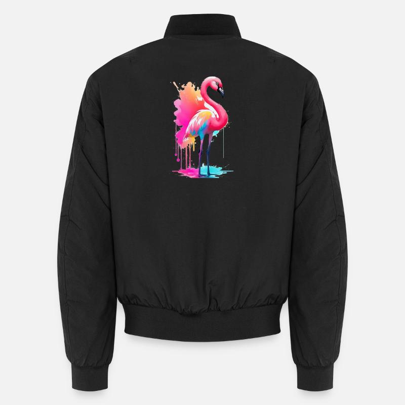 Flamant - Bomber unisexe - noir