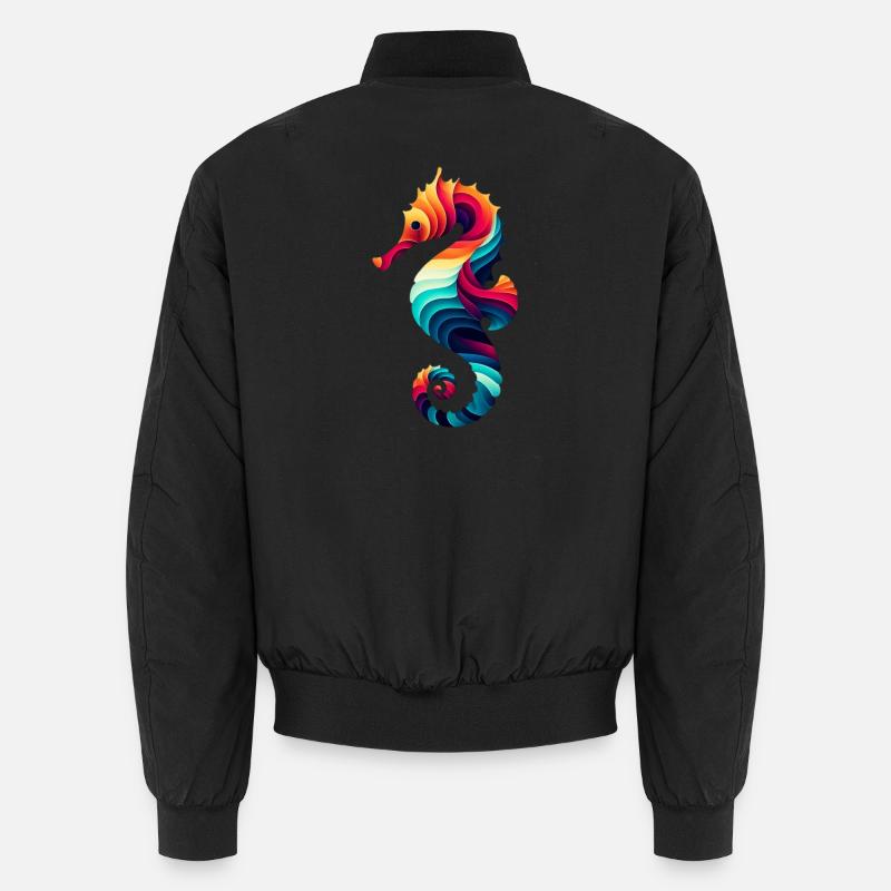 Hippocampe Bomber unisexe