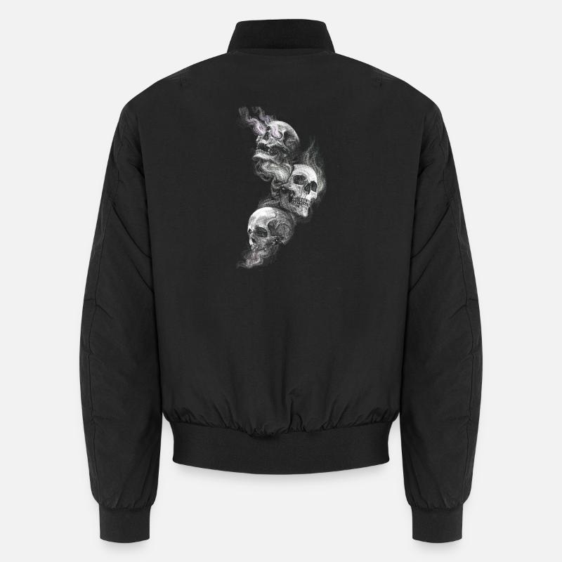Schädel Unisex Bomberjacke