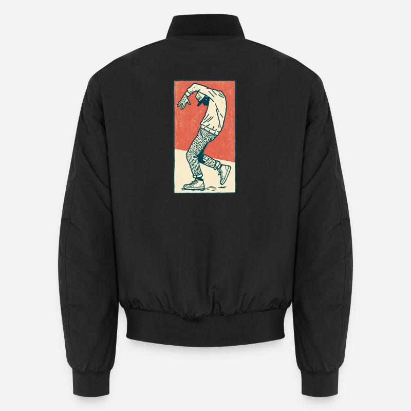 Danseur masculin #2 - Bomber unisexe - noir