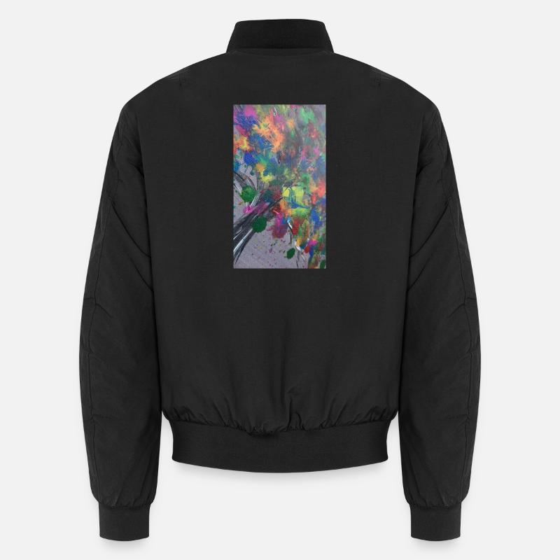 drop - Unisex Bomber Jacket - black