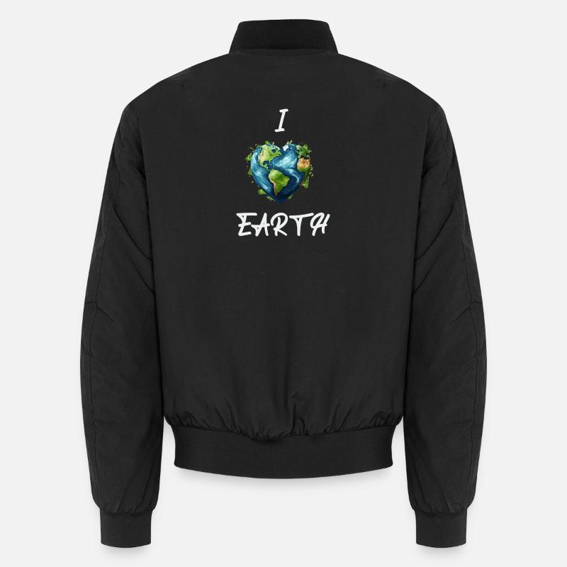 I Love Earth Light Unisex Bomber Jacket