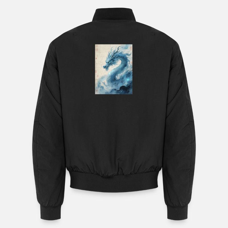 Der Erste Wind: Blauer Drache – Wiederbelebung Unisex Bomberjacke